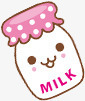 扁平风格合成粉红色的牛奶png免抠素材_新图网 https://ixintu.com 合成 扁平 牛奶 粉红色 风格