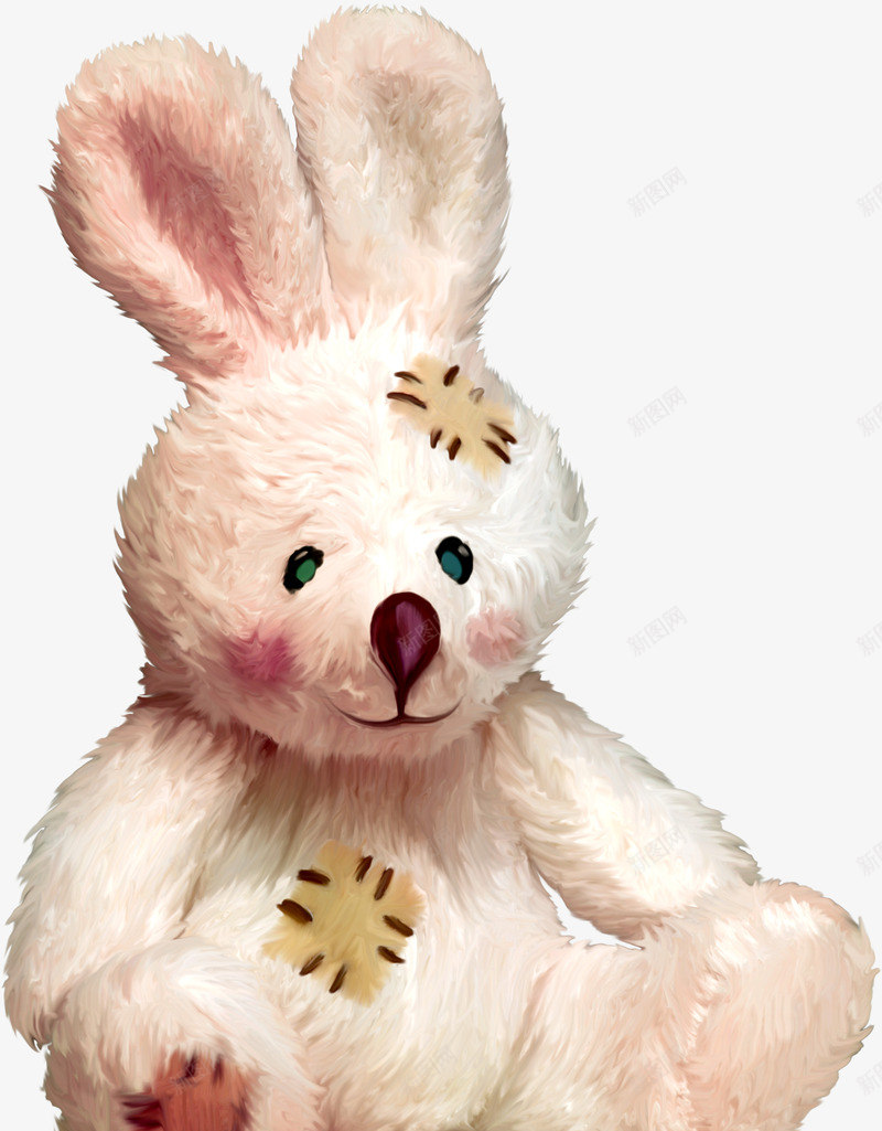 粉色漂亮毛绒兔子png免抠素材_新图网 https://ixintu.com 产品实物 兔子 毛绒兔子 漂亮兔子 粉色兔子