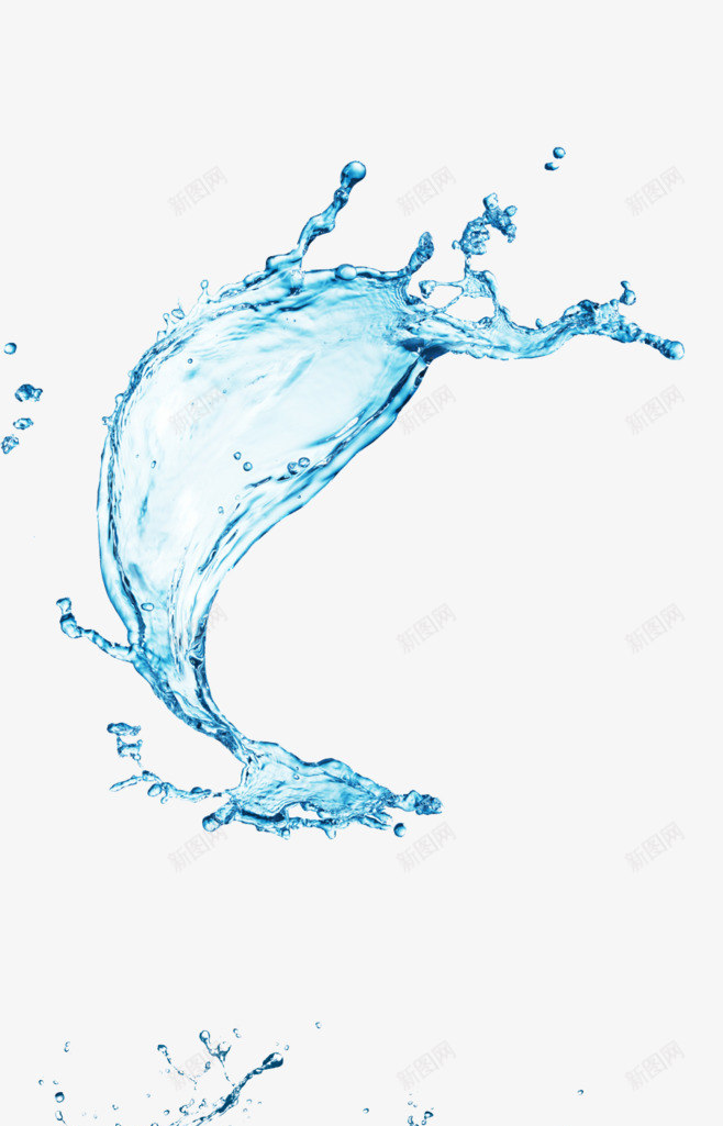 现代蓝色水滴泼洒效果多图png免抠素材_新图网 https://ixintu.com 多图 水滴 水质 泼洒 蓝色