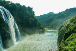 贵州风光黄果树大瀑布高清图片