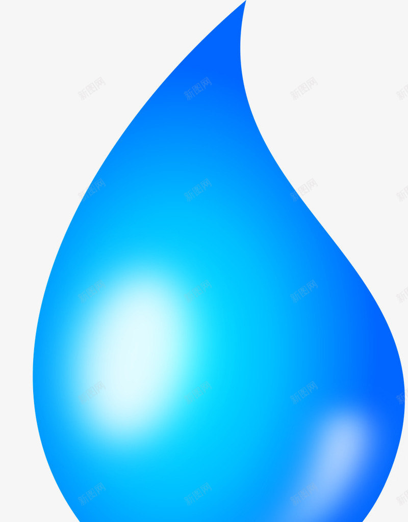 蓝色的水滴png免抠素材_新图网 https://ixintu.com 气球 水滴 蓝色