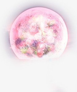 粉红色月亮月亮高清图片