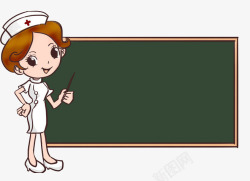 医疗宣传栏护士黑板高清图片