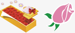 润田logo玫瑰花线条图标高清图片