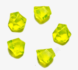 黄色质感水晶石素材