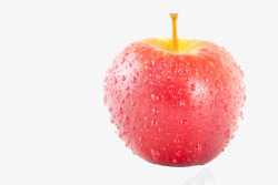 水珠红苹果水果素材