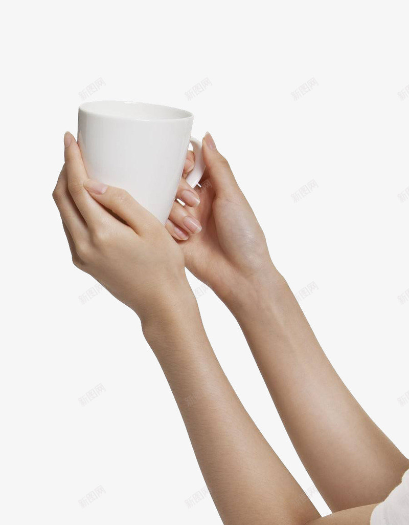 水杯展示实物图png免抠素材_新图网 https://ixintu.com 产品实物 宣传 手拿水杯 手部 茶杯 装饰