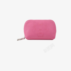 法国KENZO粉红色收纳化妆包高清图片