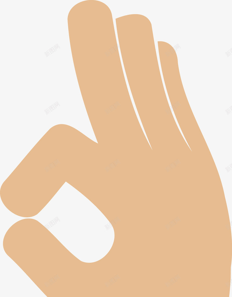 创意OK手势png免抠素材_新图网 https://ixintu.com 卡通 卡通手 手 手势 手势矢量图 手指 手指图 手掌 拳头 指示 简单的手