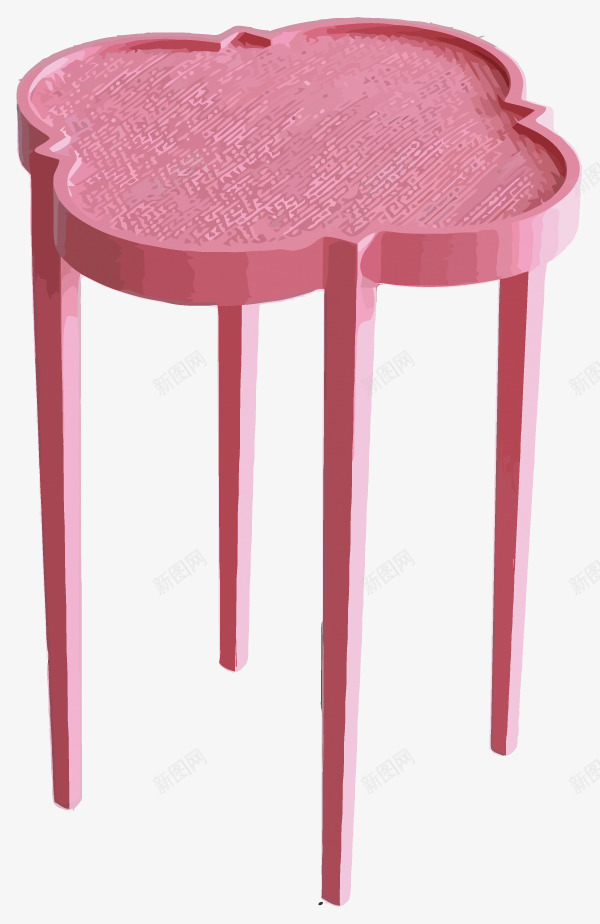 儿童小板凳png免抠素材_新图网 https://ixintu.com 产品实物 家具 小板凳 粉红色