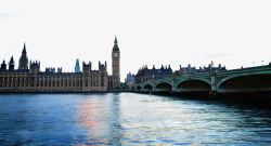 英国风光英国大本钟伦敦桥风光摄影高清图片