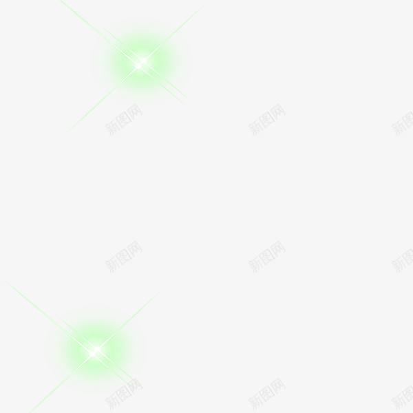 点光png免抠素材_新图网 https://ixintu.com 光束 点光 绿色