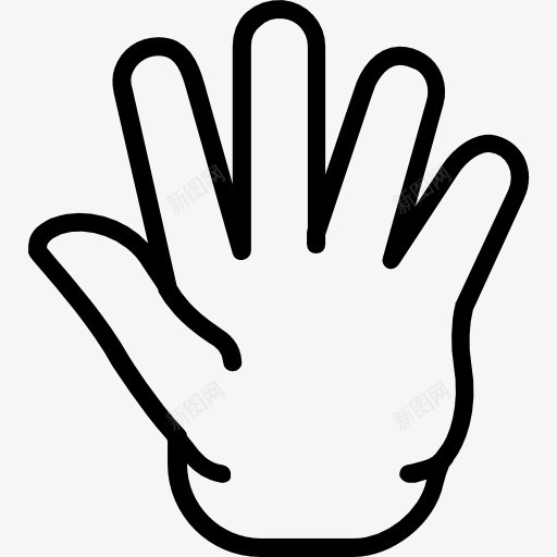 一方面图标png_新图网 https://ixintu.com 手 手势 手和手势 抓 拿 握住 身体部位