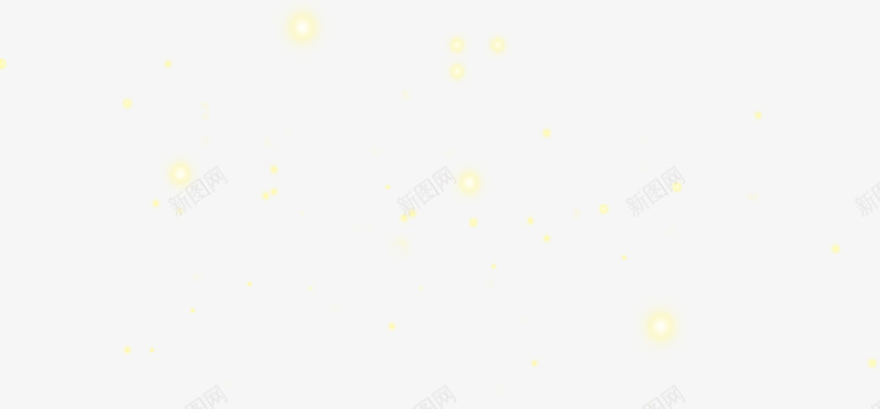 黄色光晕光效png免抠素材_新图网 https://ixintu.com 光效 光晕 光点 素材 黄色