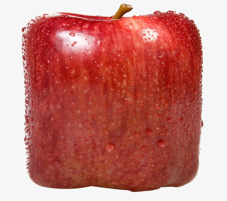 苹果特效png免抠素材_新图网 https://ixintu.com 变形苹果 水中水果 水果世界 水果之王 水珠 清洗水果 红蛇果
