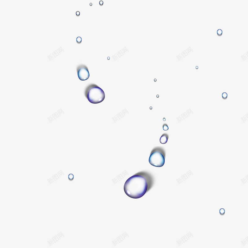 透明水珠png免抠素材_新图网 https://ixintu.com 水珠 海报 透明 逼真