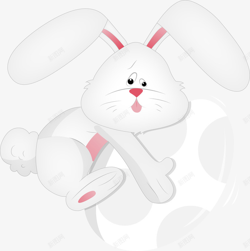 可爱的小兔子png免抠素材_新图网 https://ixintu.com 卡通手绘 可爱 小兔子 长耳朵
