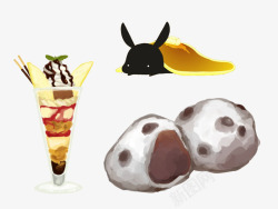澶眴兔子冰淇淋高清图片