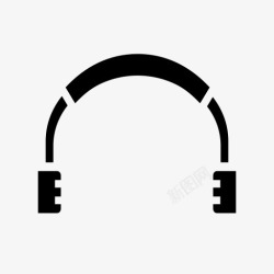 耳内式耳内式耳机乐趣免提耳机耳机音乐图标高清图片