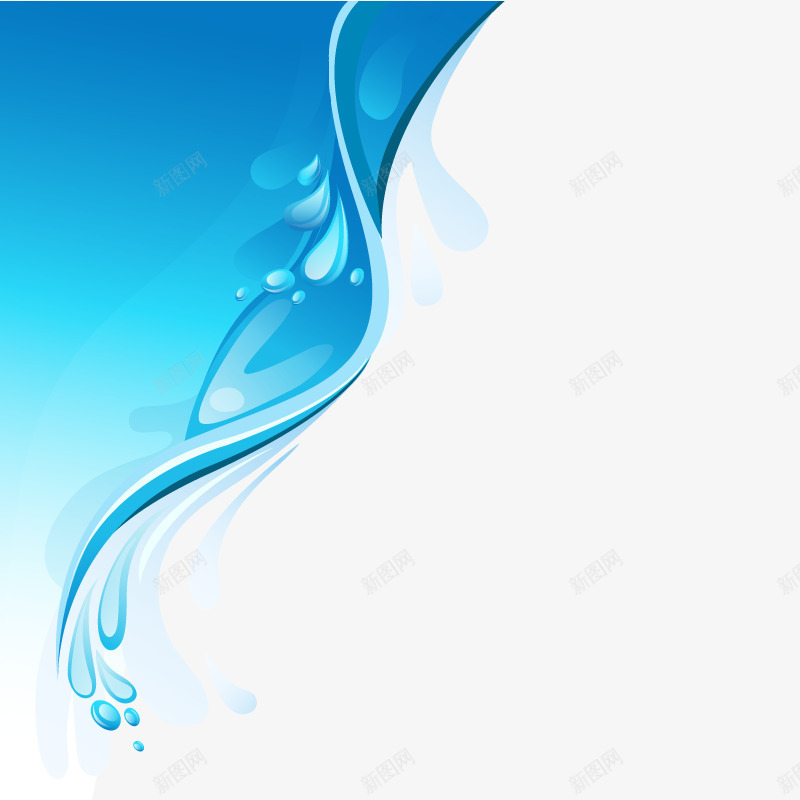 水背景png免抠素材_新图网 https://ixintu.com 水滴 水纹 波纹 蓝色