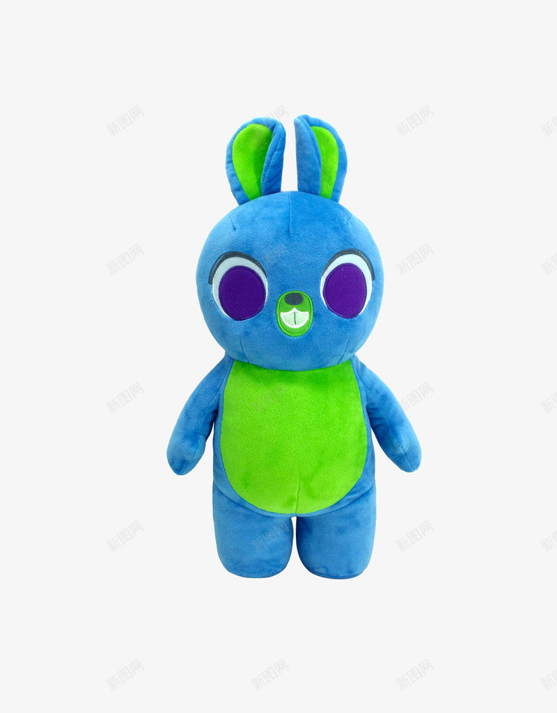 毛绒玩具蓝兔png免抠素材_新图网 https://ixintu.com 兔子 公仔 毛绒玩具 蓝兔
