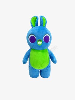 毛绒玩具蓝兔素材