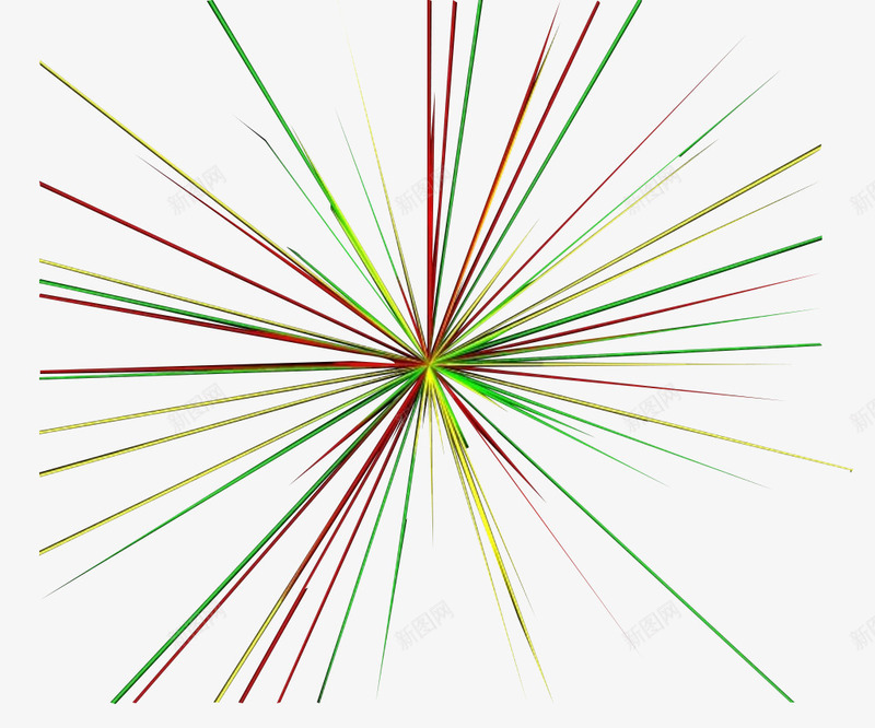 效果png免抠素材_新图网 https://ixintu.com 五彩素材 放射 效果 特效