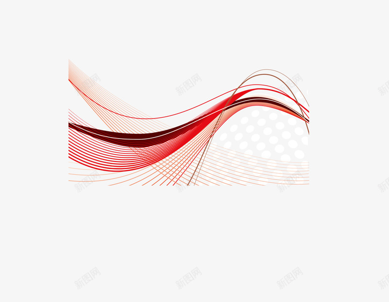 叠加螺旋红色线条png免抠素材_新图网 https://ixintu.com 叠加线条 旋转线条 水彩 红色弧线 红色线条 螺旋线条