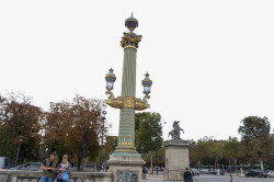 法国巴黎革命广场旅游风光素材