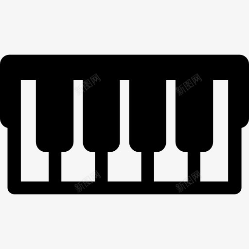 键盘图标png_新图网 https://ixintu.com 乐器 电子 管弦乐队 钢琴 键盘 音乐 音乐和多媒体