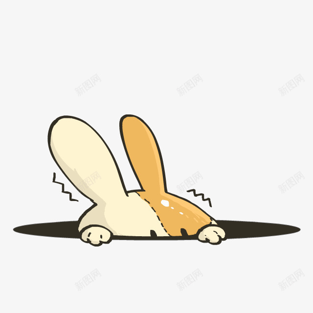 颤抖的兔子卡通海报背景png免抠素材_新图网 https://ixintu.com 兔子 卡通 海报 背景 颤抖