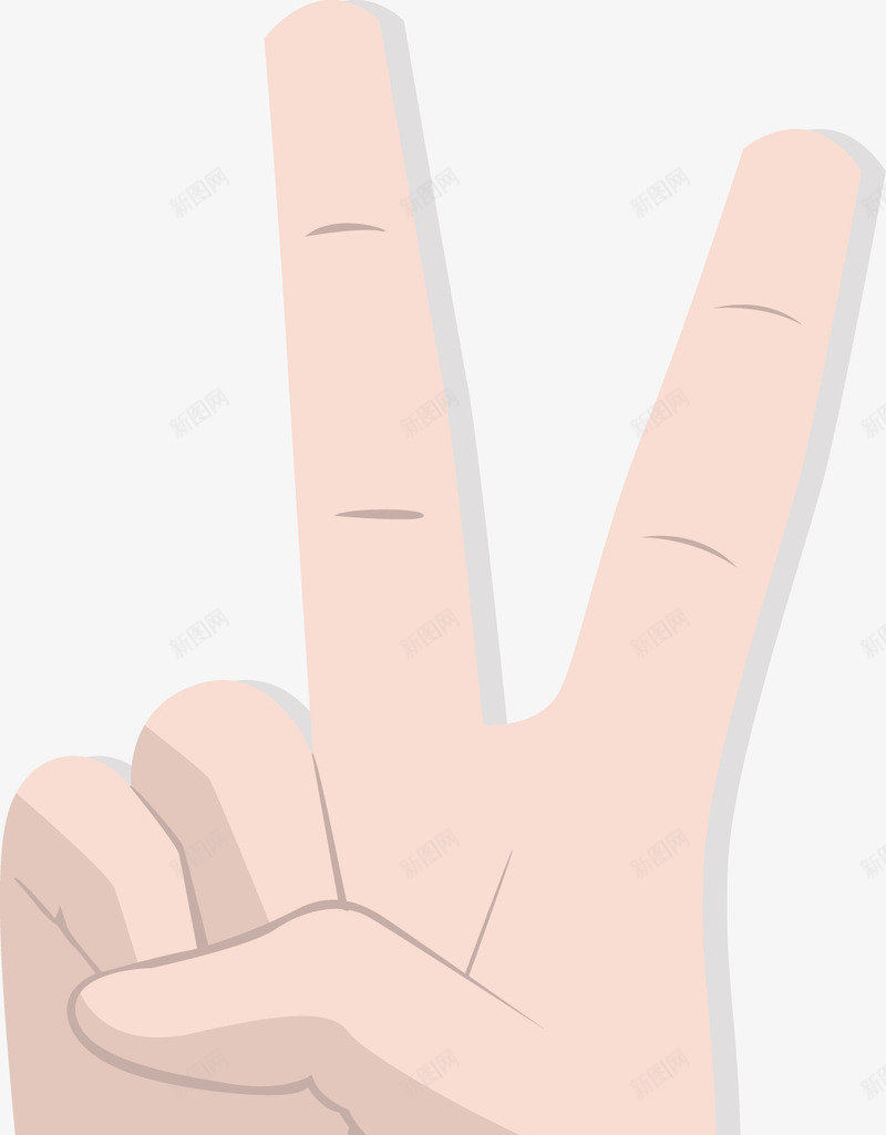 胜利手势图png免抠素材_新图网 https://ixintu.com yeah 卡通手 卡通手图 卡通竖拇指 可爱手指 手势 手型图 手姿势 手指 手掌 拇指 矢量手