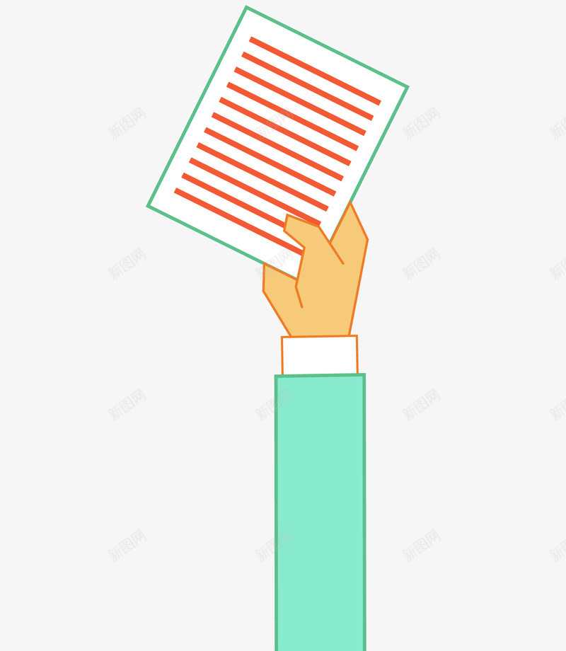 手拿文件纸张png免抠素材_新图网 https://ixintu.com 手 手势 拿文件 纸张
