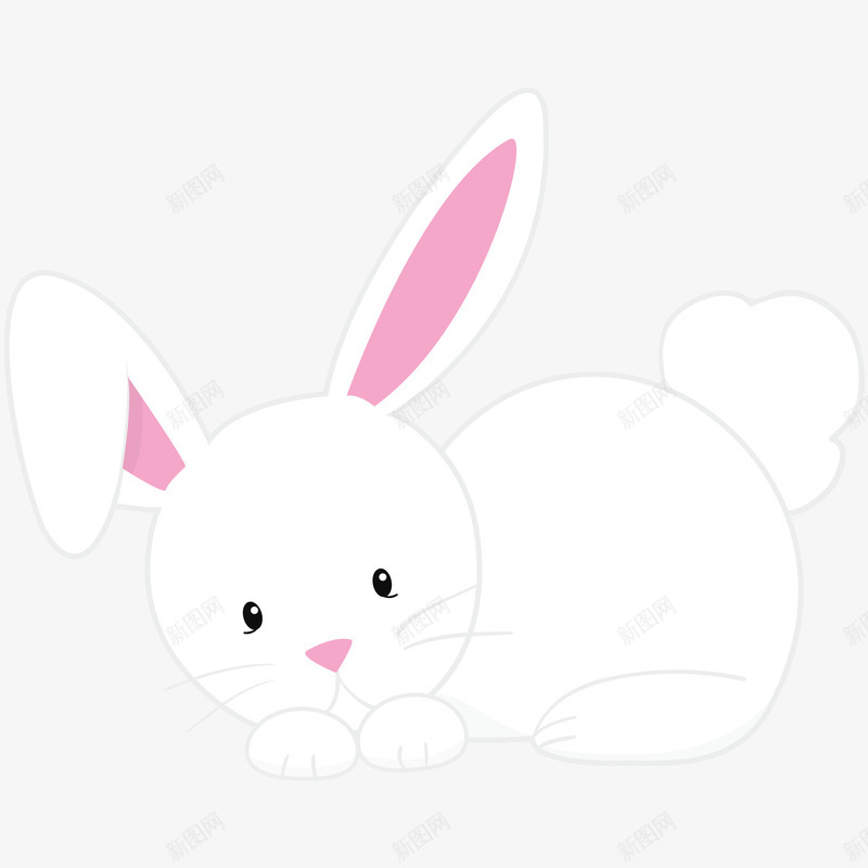 卡通可爱小动物装饰动物头像兔子png免抠素材_新图网 https://ixintu.com 兔子 动物可爱 卡通动物 小清新海报设计 手绘动物头像 萌萌哒的小动物 装饰卡通