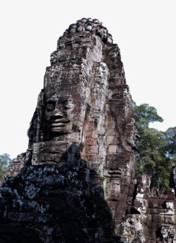 柬埔寨巴戎寺风景素材