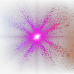 紫色放射光芒星素材