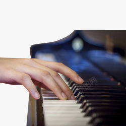 钢琴家弹钢琴的手钢琴演奏手指特写高清图片