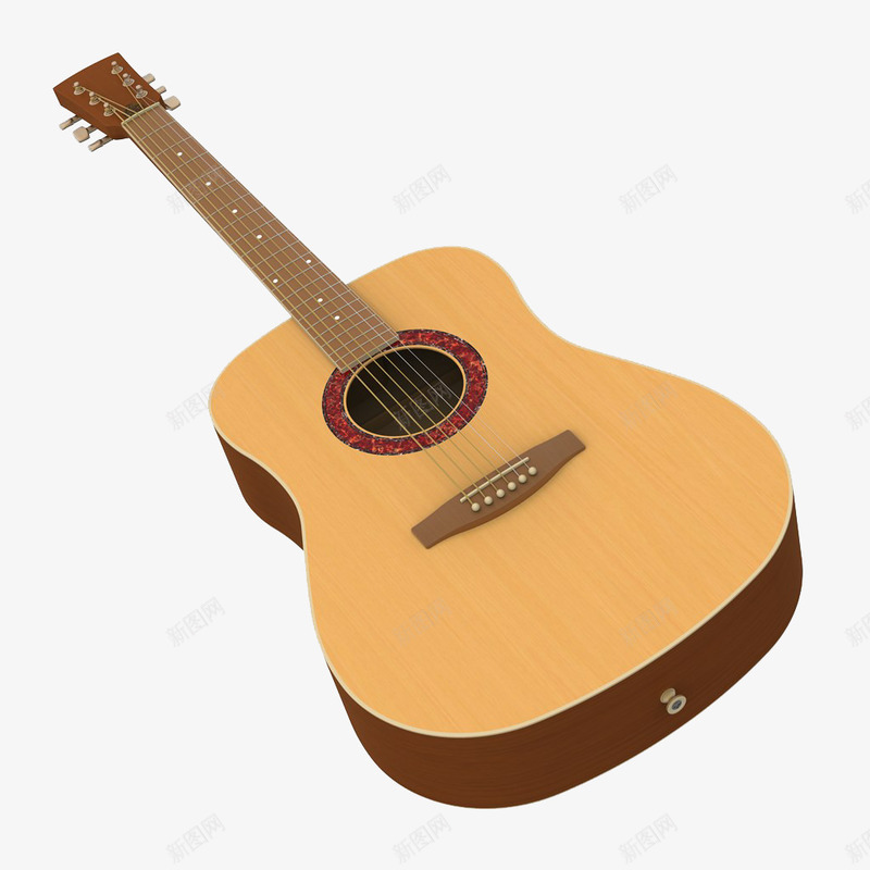 木吉它png免抠素材_新图网 https://ixintu.com 乐器 吉它 音乐