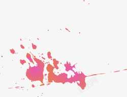 抽象水渍手绘粉色水滴高清图片
