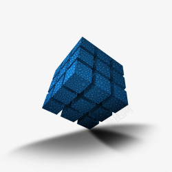 几何立体方块素材