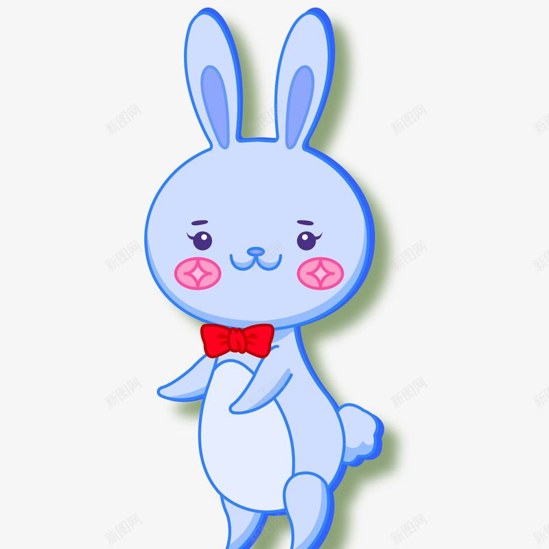 卡通生肖兔png免抠素材_新图网 https://ixintu.com 兔子 卡通兔子免费png下载 卡通兔子矢量素材 卡通生肖兔