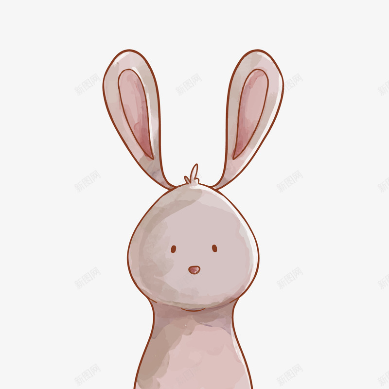 长耳兔png免抠素材_新图网 https://ixintu.com 儿童 兔子 手绘 趣味