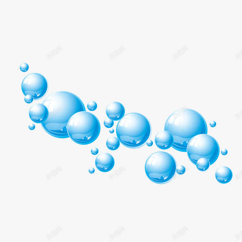 流动的小水泡水珠气泡png免抠素材_新图网 https://ixintu.com 小水泡 气泡 水珠 流动的