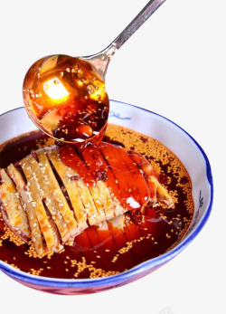 红油鸡丝餐桌冷菜麻辣鸡高清图片