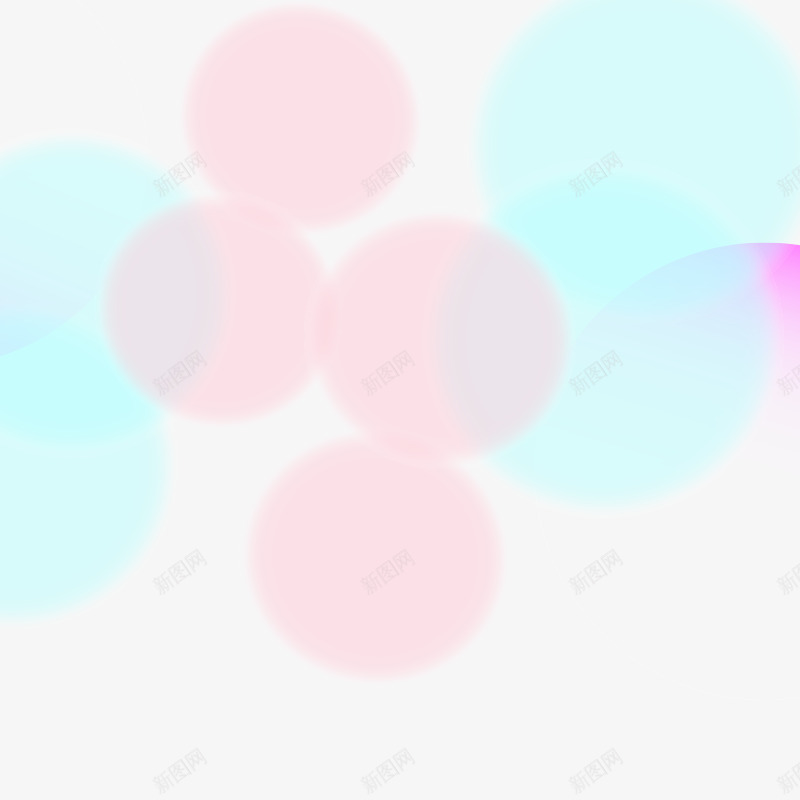 创意合成粉红色蓝色的光圈png免抠素材_新图网 https://ixintu.com 光圈 创意 合成 粉红色 蓝色