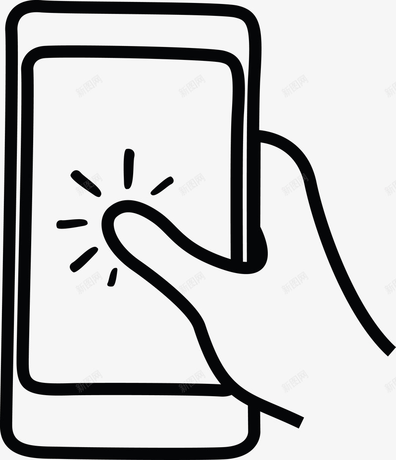 卡通触屏手势图标png_新图网 https://ixintu.com touch touch手势 图标 手势 手势图标 手指 滑动 点击 触屏 触屏手势 高科技