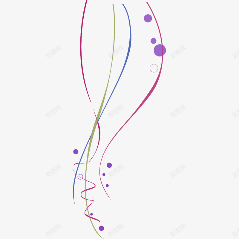 彩色炫酷线条装饰png免抠素材_新图网 https://ixintu.com 彩色 炫酷 炫酷线条 线条装饰