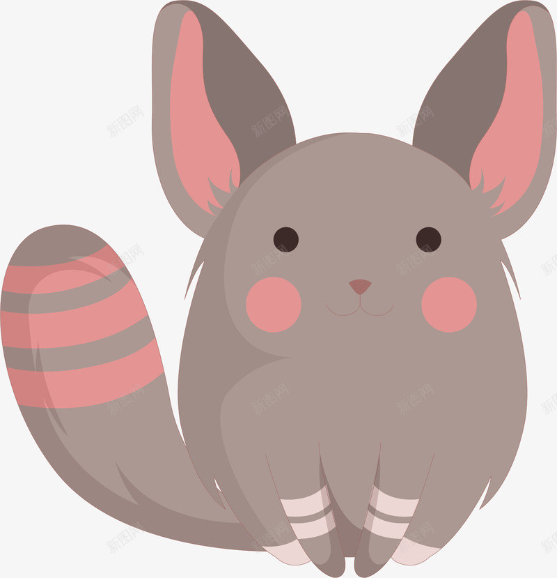 动物卡通动画兔子矢量图ai免抠素材_新图网 https://ixintu.com 兔子 动物 卡通动画 卡通手绘 绘画 矢量图