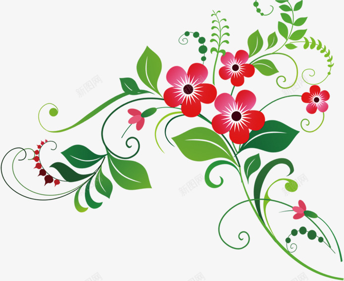 春天粉红色花朵植物装饰png免抠素材_新图网 https://ixintu.com 春天 植物 粉红色 花朵 装饰