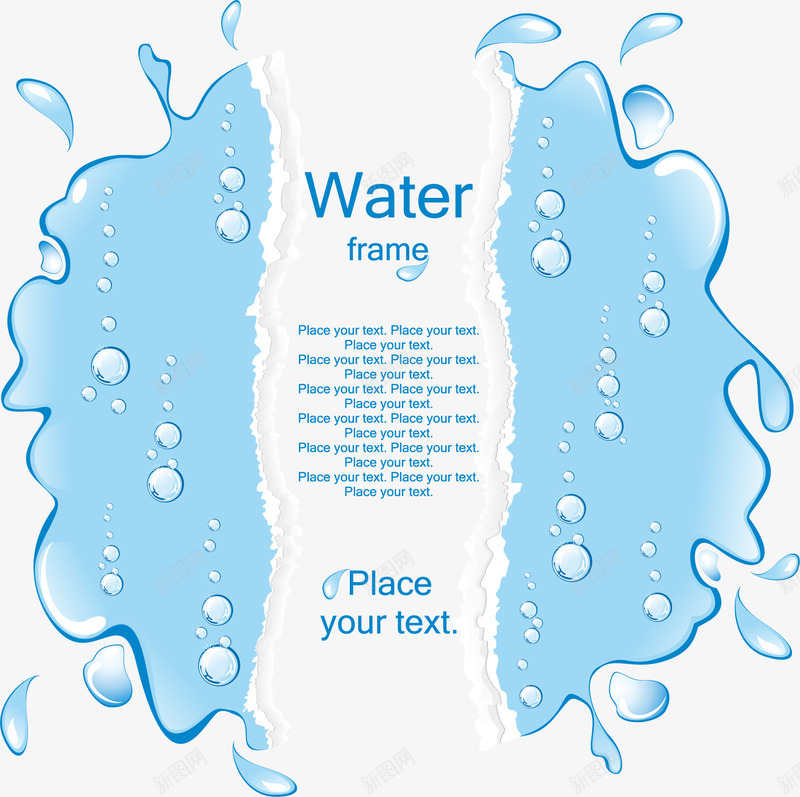 水珠液面矢量图ai免抠素材_新图网 https://ixintu.com 水珠 液面 矢量图